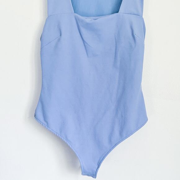 Free People Intimately She's So Sleek Thong Bodysuit Blue Size XS - Picture 3 of 6